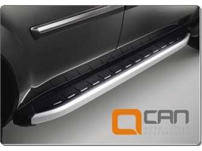 Пороги алюминивые Alyans Турция для BMW X4 2014-2018