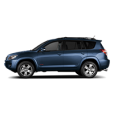 Насадки на глушитель для Toyota RAV4 2010-2013 длинная база 