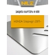 Защита картера и коробки передач для HONDA Stepwgn 2015-н.в. 1.5 АТ 4WDправое NLZ алюминий, 3 мм, с крепежом / Хонда Степвгн