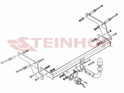 Фаркоп Steinhof шар A для Renault Sandero 2015-2021